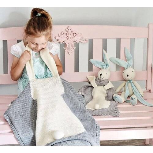 Newborn Baby Blankets Three-dimensional Bath Towels Blankets Childrens Knitted Covers Baby Blankets Childrens Towel Blankets