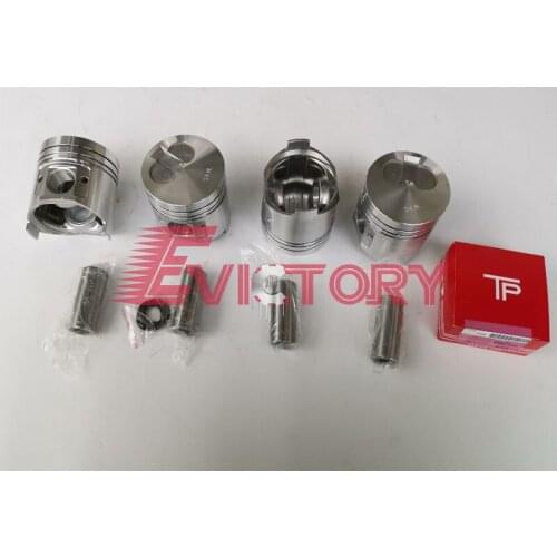 For YANMAR 4TNE94 4D94LE 4D94E rebuild kit water oil pump connecting rod