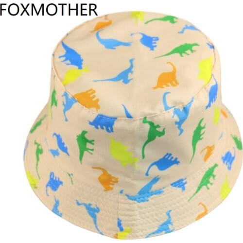 FOXMOTHER New Fashion Woman Cap Summer Dinosaur Fisherman Hats Fishing Caps Women Mens