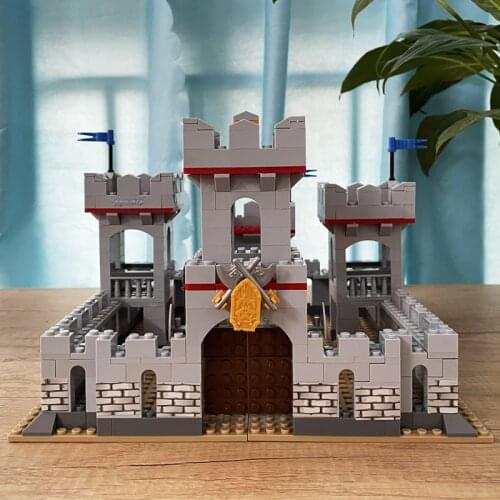 Creative Series Medieval Knights Castle Building Blocks Siege Royal Tower Bricks Horse Princess Kingdoms Military Sets Toys Gift