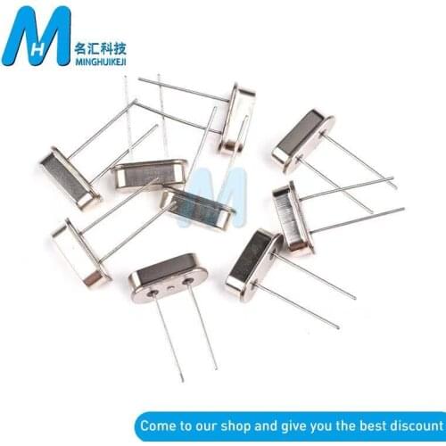 10PCS HC-49S 3.579545MHZ-100MHZ Oscillator quartz resonator 32.768MHZ 4/6/8/10/12/16/20/30 MHZ DIP-2 Crystal oscillator