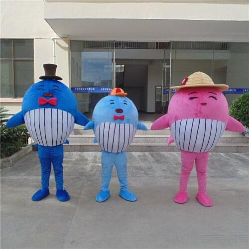 Ocean Whale Mascot Costume Party Mascot Animal Costume Halloween Fancy Dress Christmas Cosplay for Halloween Party Event