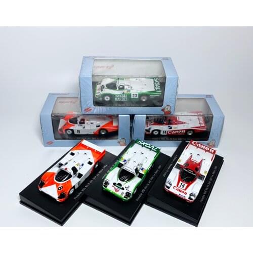 SPARK 1/64 Porsche 956 le Mans 24 Hours endurance racing series Collect die casting alloy trolley model