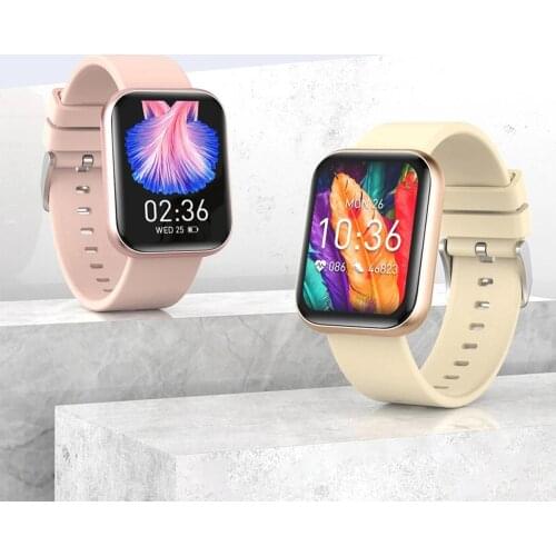 Fashion Big Screen IP68 Waterproof Smart Band Temperature Detection Heart Rate Monitor Health Bracelet Massive Dials Sport Watch