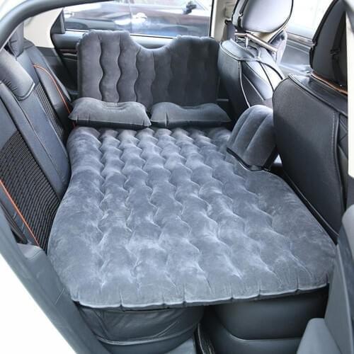 Car Air Mattress Travel Bed Inflatable Back Seat Cover Mattress Air Bed Multi functional Sofa Pillow Outdoor Camping Mat Cushion