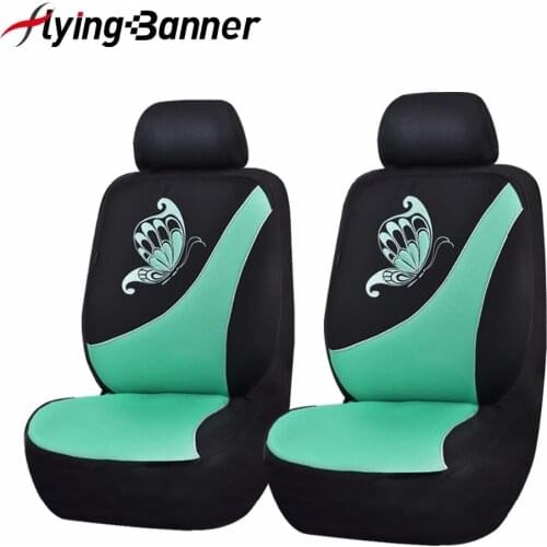 Butterfly Printing 3 Color Car Seat Cover for Car Seat Universal Cute Mesh Cloth Seat Covers Styling-Car
