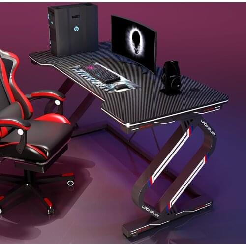 E-sports table desktop home computer table bedroom simple carbon fiber simple single small game table