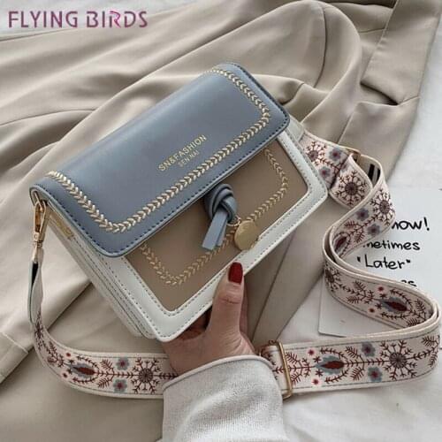 2021 New Fashion Ladies Travel Handbag Contrast Color Leather Crossbody Bags For Women Fashion Simple Shoulder Messenger Bag