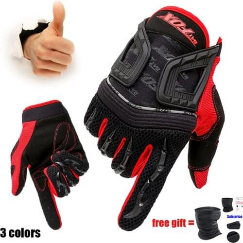 BAT FOX GEL Full Finger Men Cycling Gloves Touch Screen MTB Bicycle Gloves Racing Motorcycle Thermal Warm Eldiven CS Gloves DH
