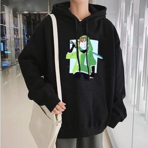 Dream Smp Smile Boys Take The Sword Pirnting Hoodie Sweatshirt Women/Men Funny Graphic Harajuku Korean Sweet Cute Girls Hoodies