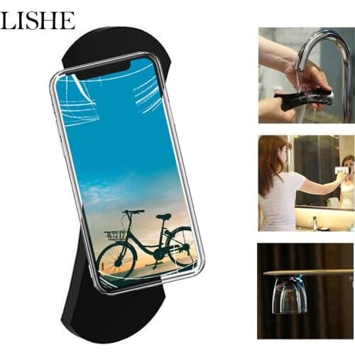 Universal Mobile Phone Mount Holder Sticker Nano Rubber Desk Wall Car Stand Multi Purpose Smartphone Tablet Pad Support Bracket