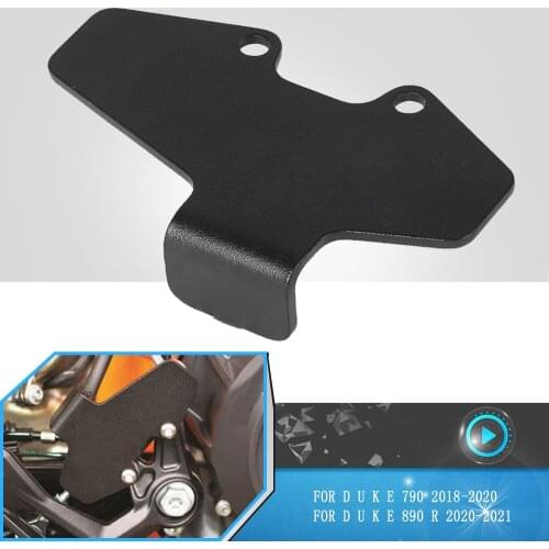 Motocross Aluminum Heel Protective Cover Guard Rear Brake Master Cylinder Guard For D U K E 890R 890 R 790 2018 2019 2020 2021