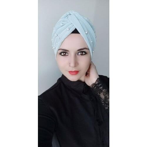 Piliseli Pearl Knot Bone Bebe Blue