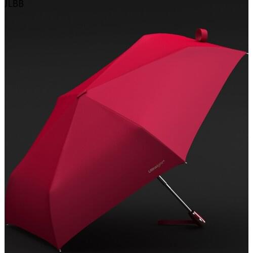 Flat Automatic Umbrella Rain Women Ultralight Travel Sun Umbrella Girls Anti UV Portable Folding Umbrellas 6 Ribs Parasol