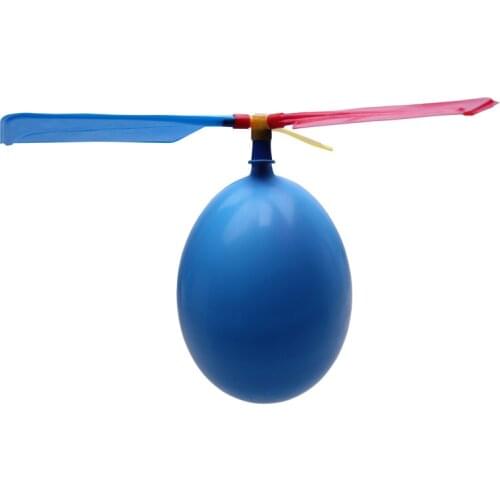 1 Set Classic Balloon Airplane Helicopter For Kids Children Flying Toy Gift Outdoors Toys Random Color Free Shipping
