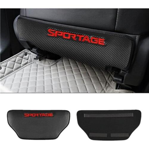 1pcs Universal Car Back Protector Cover Seat Back Anti-Kick Cushion Pad for KIA SPORTAGE Car Accessories