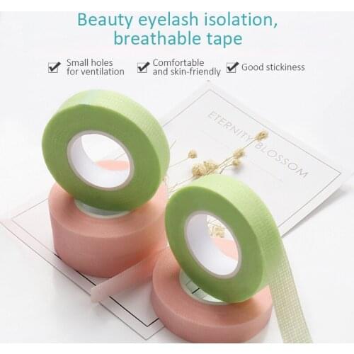 3/5 Rolls Non-Woven False Eyelash Extension Tape Anti-Allergy Easy Tear Eye Tapes For Grafting Fake Lash Eyeliner Tapes