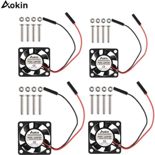 Raspberry Pi 4 Fan Small Computer Fan For Raspberry Pi Cooling Fan 30x30x7mm Brushless CPU Cooling Fan for Raspberry Pi 3 B+ 4