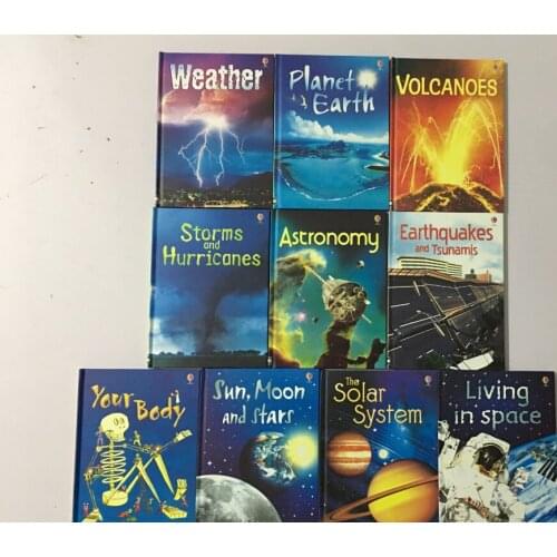 5-12 year Childrens English story book Beginners Science english picture book help child be reader early education book10pc/set