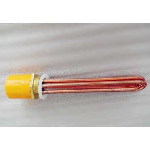 Free Shipping Red Copper 3.0 kW, 220V, Heating Element U Shaped DN40(47mm). Electric Heating Tube Heater For Water Tank
