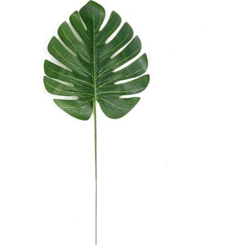 Hot Sale 1Pc Nordic Style Fake Monstera Leaf Plant Home Office Decoration Photo Prop For Wedding Wall Decoration Green Leaves