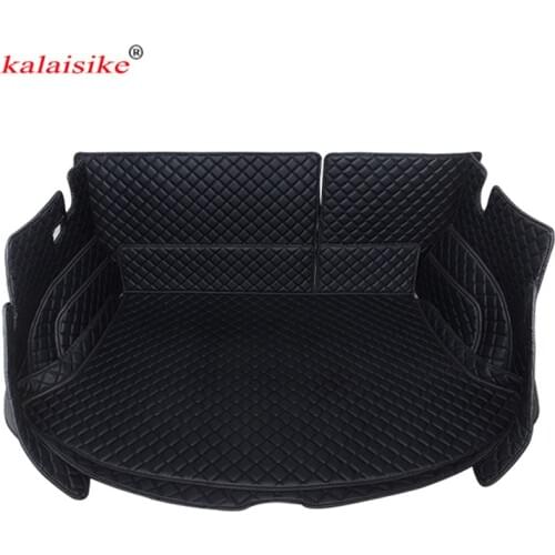 Kalaisike Custom car trunk mats for Volvo all models XC60 XC70 XC90 V90 auto accessories car styling