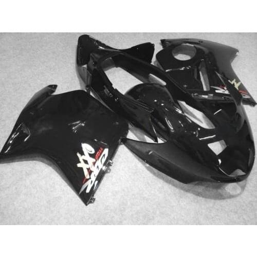 Motorcycle Fairing kit for w1 CBR1100XX 97 98 99 00 02 03 CBR1100 XX 1997 2003 ABS black Fairings set