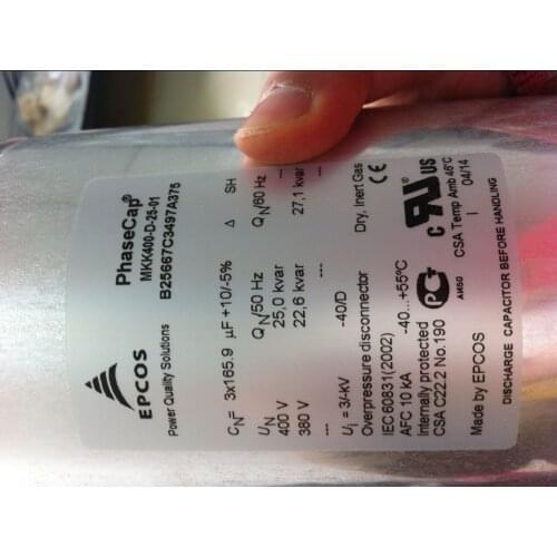 MKK400-D-25-01 B25667C3497A375 3x165.9UF original stock