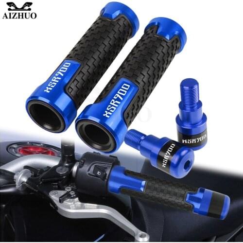 Motorcycle Accessories Handlebar Grips Handle Bar Cap End Plug FOR YAMAHA XSR900 2016 XSR 900 7/8"22mm CNC Aluminum with LOGO