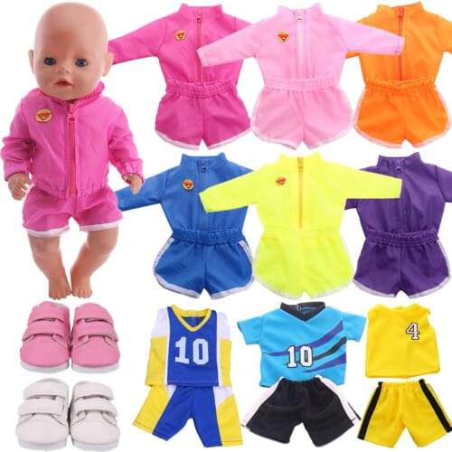 Doll Clothes Football Soccer Shoes Sneakers Fit 18 Inch American&43cm Baby New Born Doll Reborn Logan Boy Generation Girl Toy