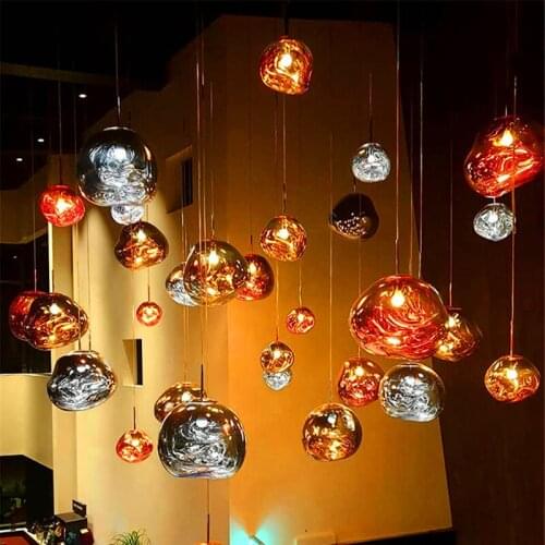 Nordic PVC Pendant Lamp Design LED Pendant Lights Cafe Light Kitchen Fixtures Villa Duplex Apartment Hanging Lamp Indoor Decor