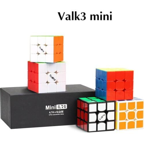 Qiyi Valk3 Mini 3x3x3 4.74S Magic Speed Cube 3x3 Cubo Magico Puzzle Mofangge Valk 3 WCA Competition Cubes toy for kid Limit Type