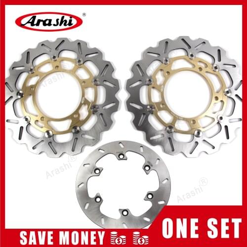 Arashi 1 Set For SUZUKI B-King GSX1300 2008-2010 CNC Front Rear Brake Disc Brake Rotors BKING GSX 1300 2008 2009 2010 Hayabusa