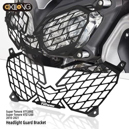 Super Tenere XT1200Z Headlight Guard Protector Grille Cover for Yamaha Super Tenere XTZ1200 2010-2021 Accessories Motorbike