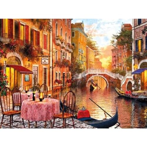 Diamond Embroidery House Sale 5D DIY Diamond Painting Full Square Landscape Rhinestone Picture Cross Stitch Mosaic Kit
