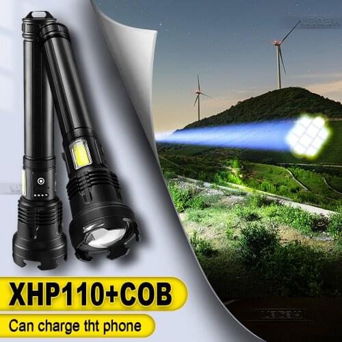 XHP110 Bright Powerful Led Flashlight Torch Light Xhp90 Tactical Flashlight 18650 Usb Rechargeable Flash Light Xhp70 Led Lantern