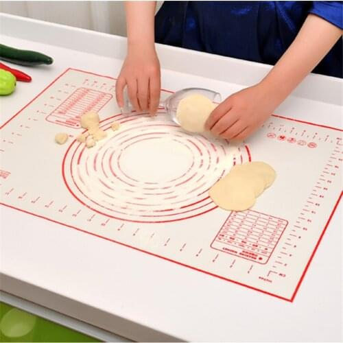 1PC 60*40CM Non Stick Silicone Baking Mat Sheet Kneading Rolling Dough Pad Baking Bakeware Liners Pads Pastry Cake Dough Maker
