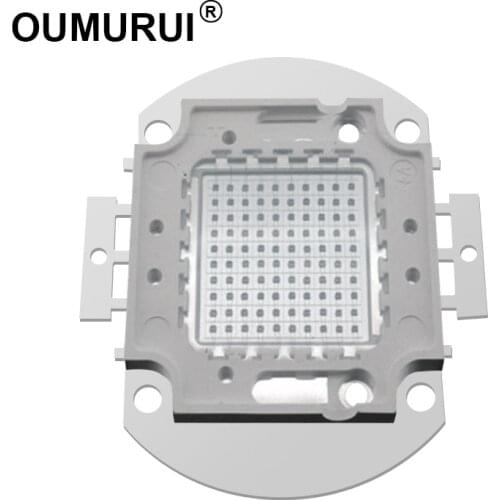 10pcs 10W/20W/30W/50W/100W LED COB CHIP Blue High Power Lamp Blue 460-465nm floodlight Chips Free shipping