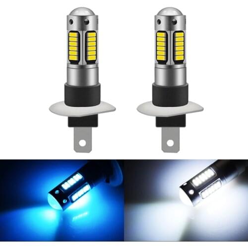 2x H1 Auto Car Led Bulb Fog Light Driving Running Lamp Auto Replacement Bulbs Car Accessories Auto Driving Lamp Auto Fog Lamp