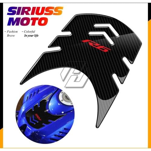 3D Motorcycle Front Gas Fuel Tank Cover Protector Tank Pad Case for Yamaha YZF-R6 R6 2017 2018