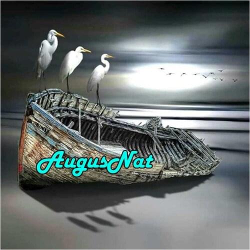 5d full drill diamond painting birds daimond embroidery boat daimant mosaic picture diamand painting poster oil paint by numbers