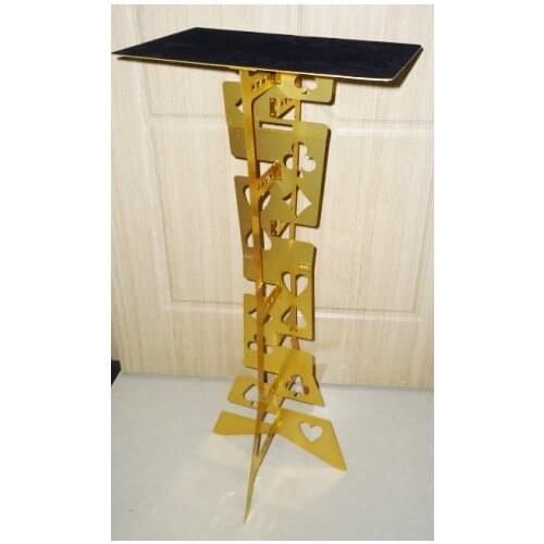 Alluminum alloy Magic Folding Table,golden color,Magicians best table,magic trick,stage,illusions,Accessories