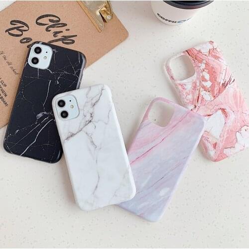 Granite Stone Black Vintage Marble Phone Case for iPhone Xs X Xr Capa For iPhone SE 2020 SE 2 SE2 7 8 6 6S Plus 11 Pro Max Coque