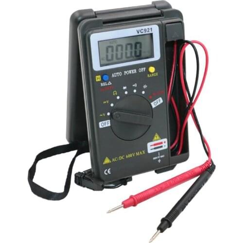 Digital Multimeter LCD Display Automatic Range Multimeter 3999 Counts DC/AC Voltage/Current Amp Ohm Diode Test Ammeter Voltmeter