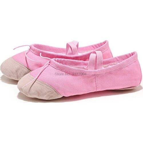 DHL 100pair Gilr/Female Adult Soft Bottom Shoes Kids Leather Bottom Cat Claw Yoga Ballet Shoes