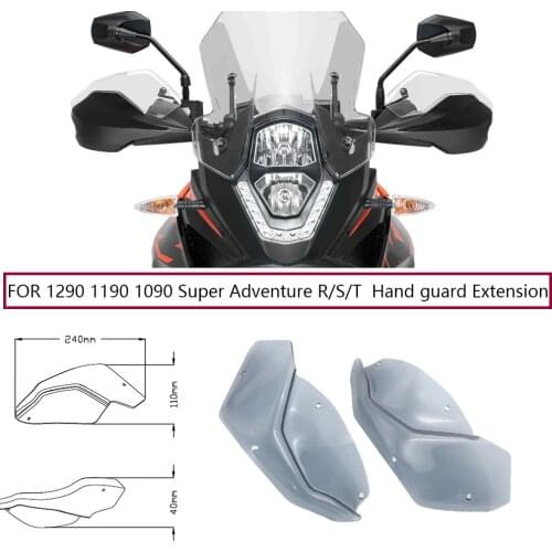 For 1290 1190 1090 Super Adventure R/S/T Motorcycle Handguard Extensions Hand Shield Protector Windshield Deflector