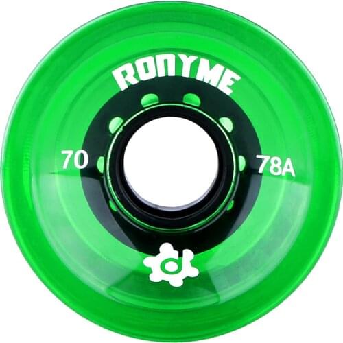 Ronyme 78A ABEC-9 Skateboard Wheels PU High Performance Longboard Roller Wheels Mini Cruiser Wheels Replacement Wheels Accessory