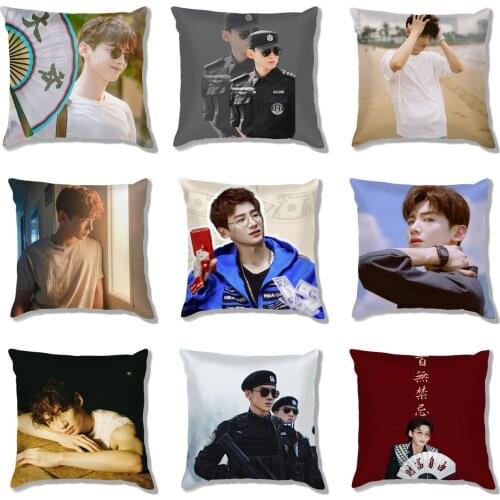 Bai Jingting Hug Pillowcase Pretty Scholar Yu Lexuan Same Paragraph Star Photo Poster Cushion Cover Surrounding Souvenir Decor