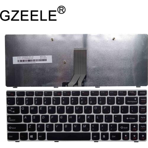GZEELE New US Keyboard For Lenovo G480 G485 Z380 Z480 Z485 G480A G485A Series laptop white color