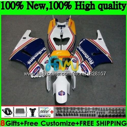 RVF400R NC30 For HONDA VFR400 R V4 VFR400R 91 92 93 94 88BS.66 Rothmans Blue RVF VFR 400 R NC35 400R 1991 1992 1993 1994 Fairing